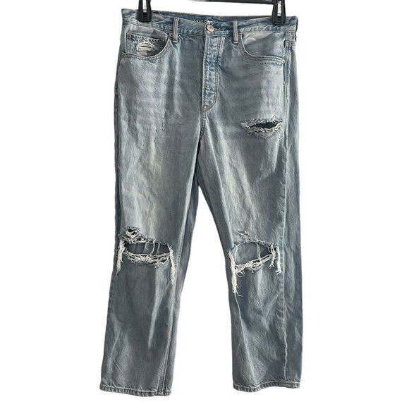 American Eagle Outfitters Denim - American Eagle Outfitters Womens Jeans Size 10 Short Blue Denim 90s Boyfriend